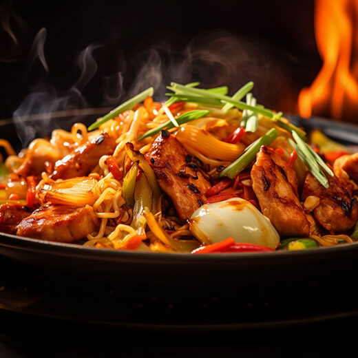Welcome-&-Our-Food-Small-lcartwork_Flaming_hot_wok_-_containing_chicken_rice_noodles_oni_1e408432-1682-470c-b1f9-b9514d6e492f Welcome-&-Our-Food-Small-lcartwork_Flaming_hot_wok_-_containing_chicken_rice_noodles_oni_1e408432-1682-470c-b1f9-b9514d6e492f